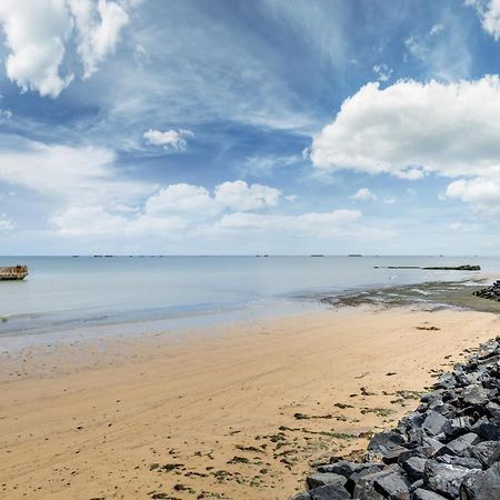 Le 22 - Studio 4P Proche Mer & Vue Bourg Arromanches-les-Bains Kültér fotó