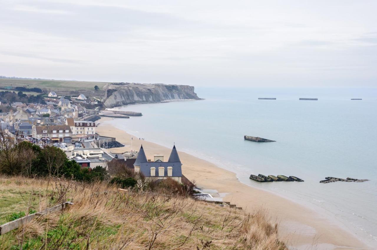Le 22 - Studio 4P Proche Mer & Vue Bourg Arromanches-les-Bains Kültér fotó